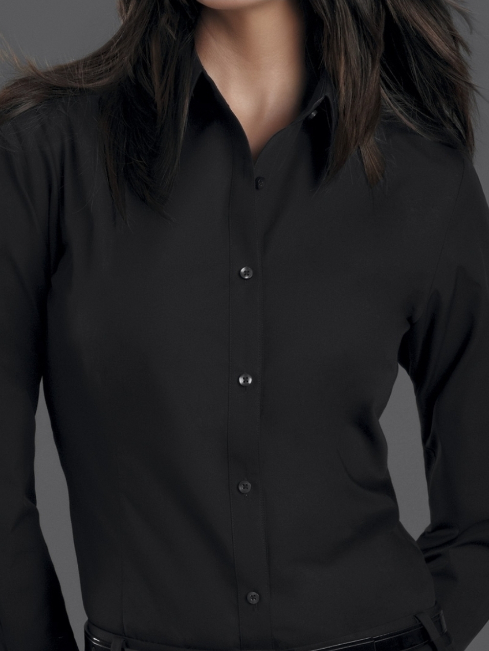 Express Black Extra Slim Button-Up Shirt
